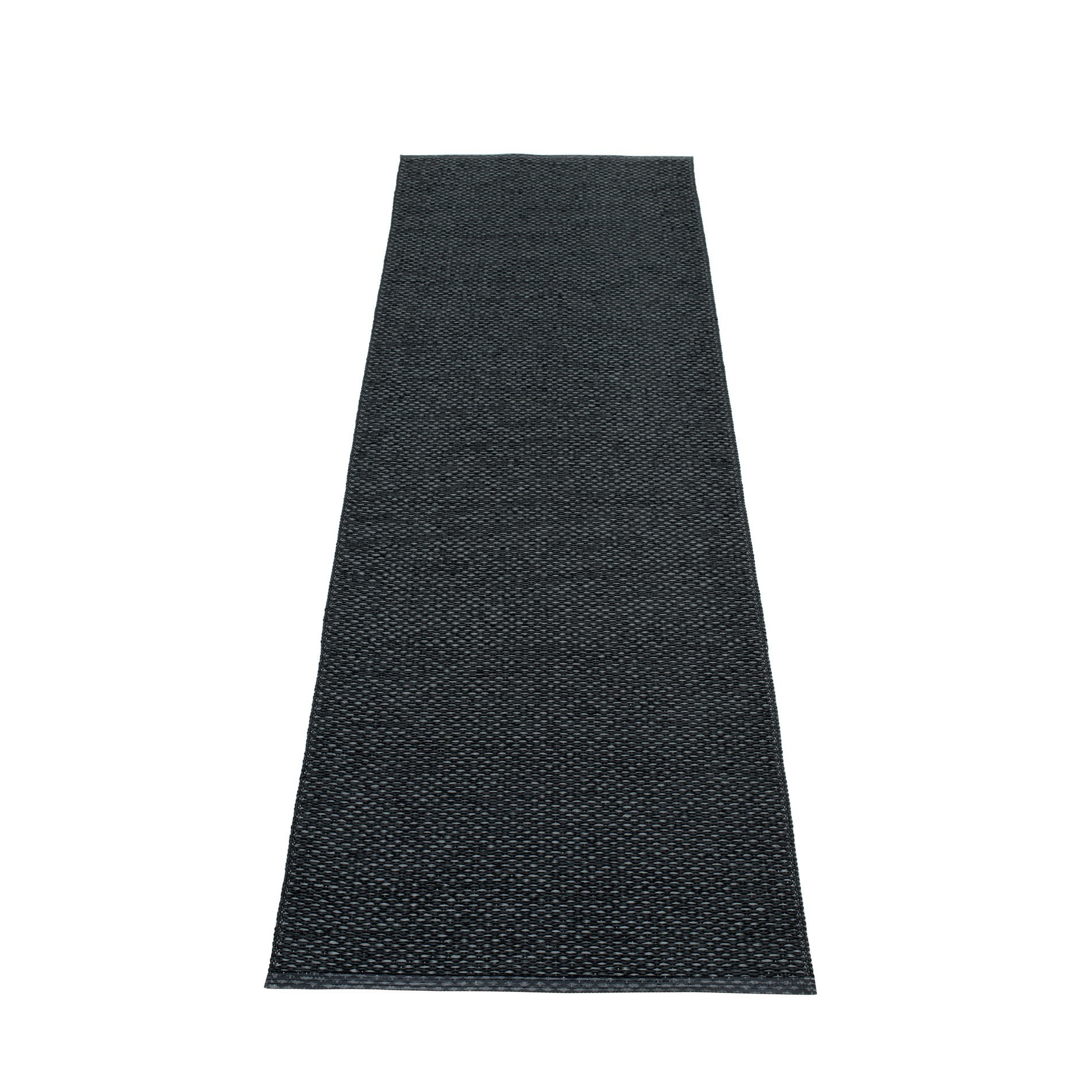Svea Kunststoffteppich 70x240 cm Pappelina Schwarz