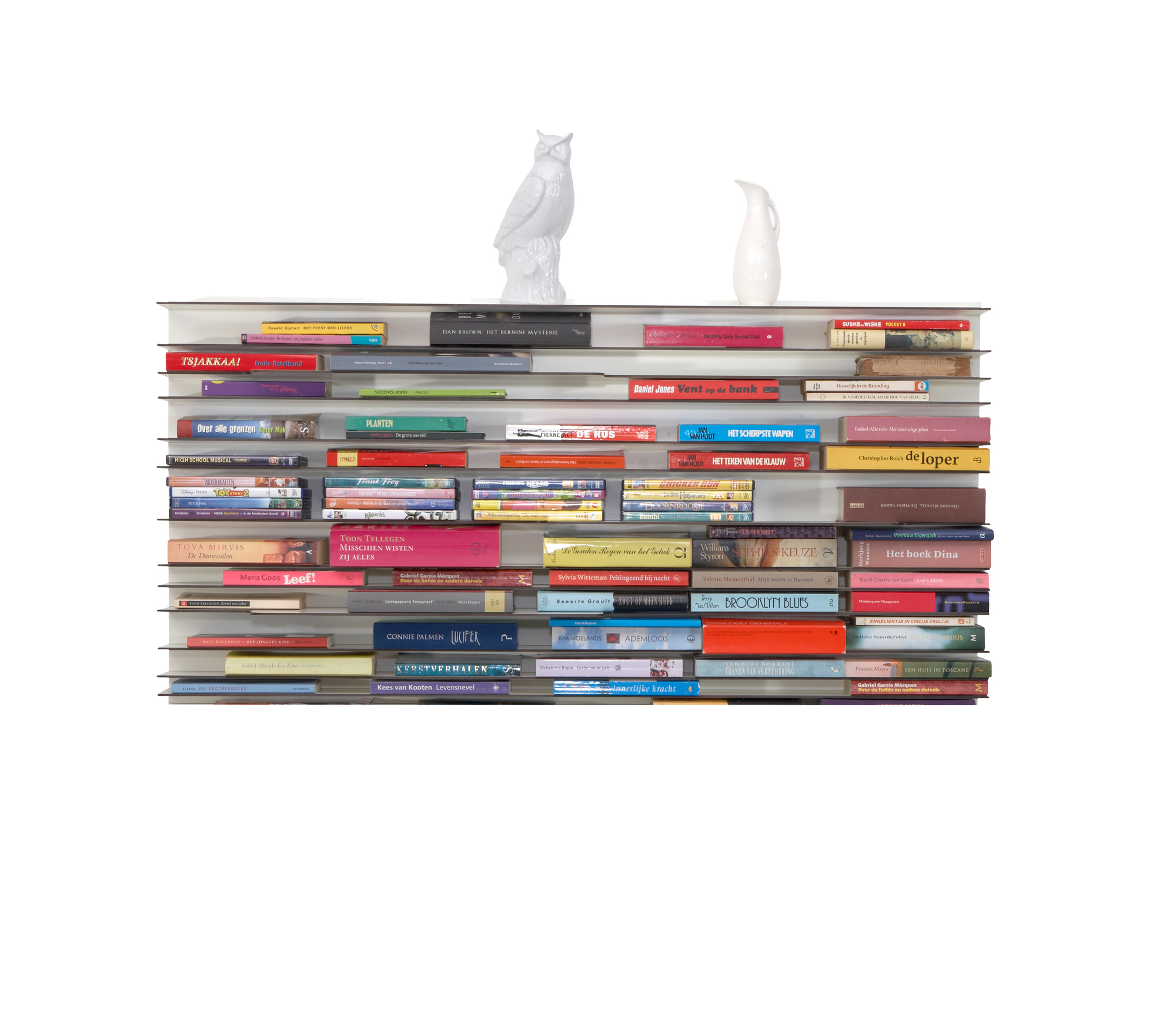 Paperback Bücherregal Spectrum weiß 120x60 cm Paperback Bücherregal Spectrum weiß 120x60 cm