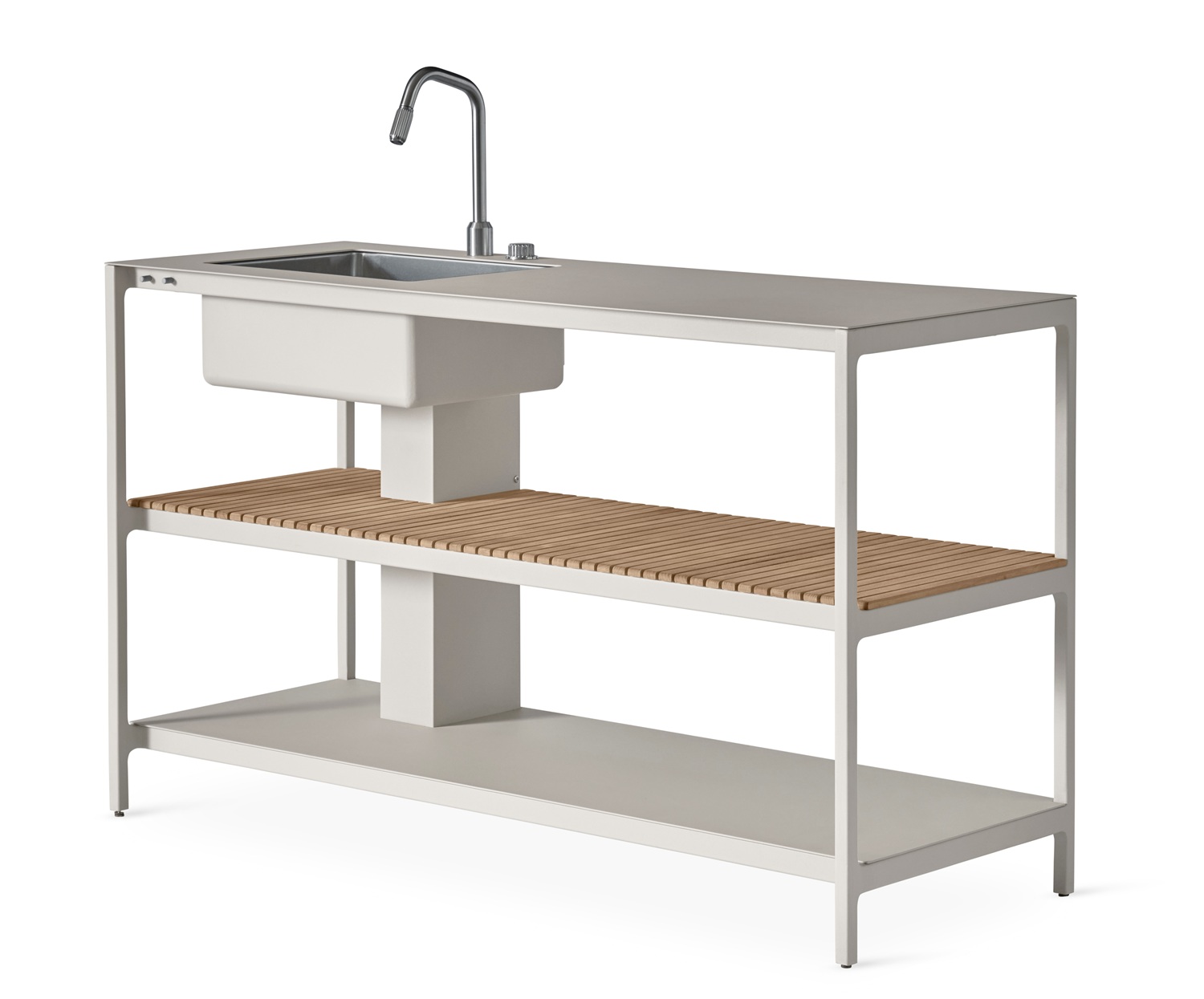 Open-Air Outdoor Kitchen Unit Küchenzeile mit Spüle Vipp