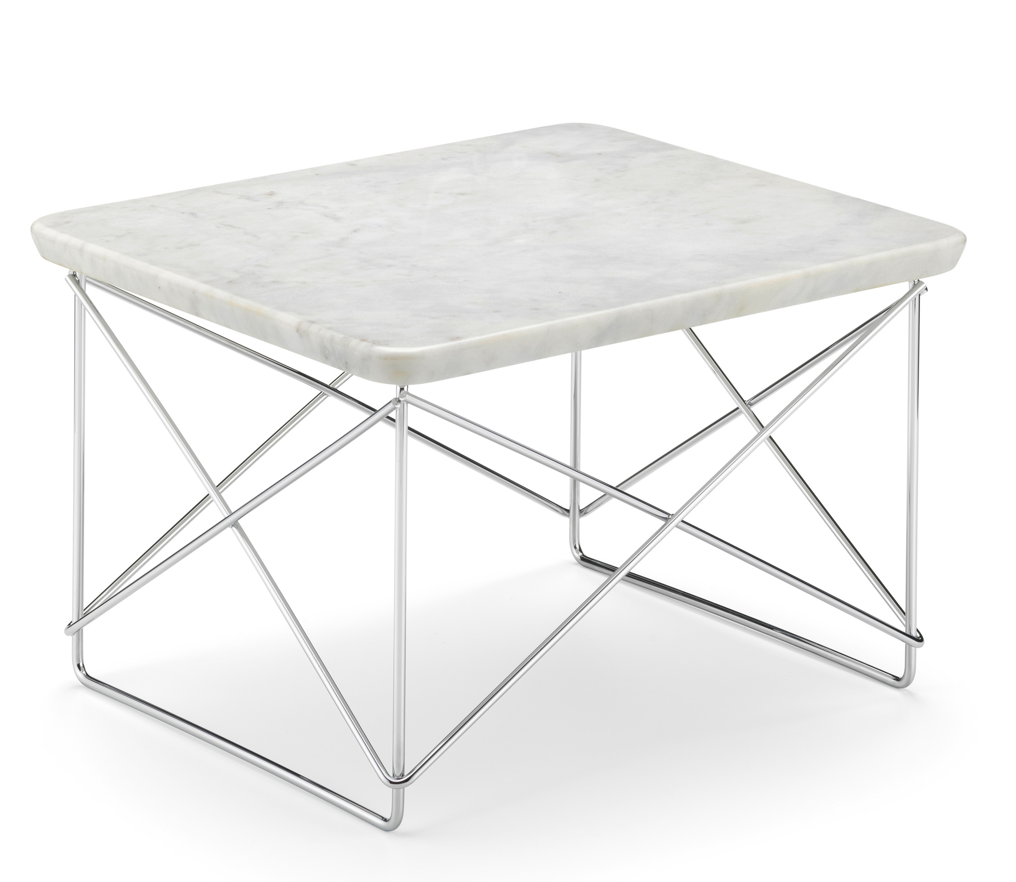 Occasional LTR Beistelltisch Marmor Vitra Chrom