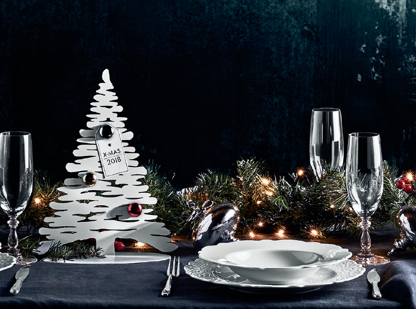 Bark for Christmas Weihnachtsschmuck Weiss klein Alessi EINZELSTÜCK