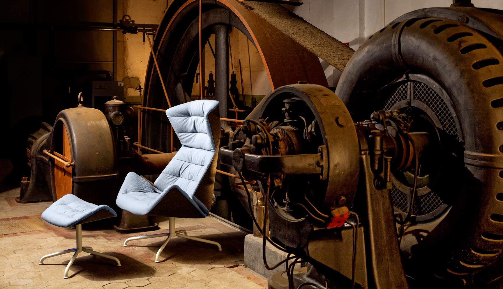 Hocker für 808 Lounge-Sessel Thonet