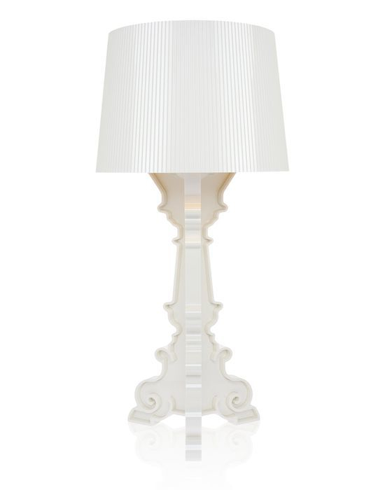 Bourgie Tischleuchte weiß-gold Kartell
