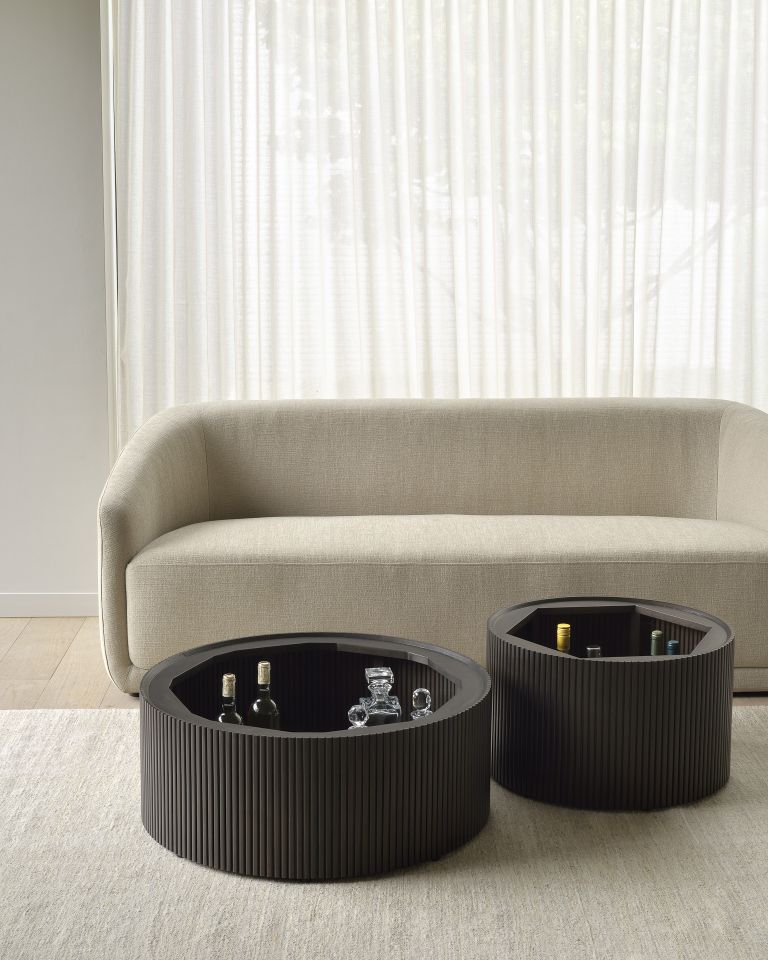 Roller Max Couchtisch Rund Mahagoni Ethnicraft