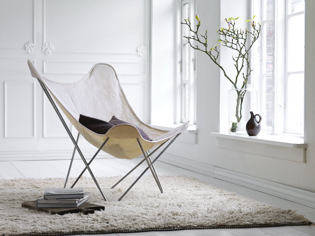 Canvas Mariposa Butterfly Chair Sessel Cuero 