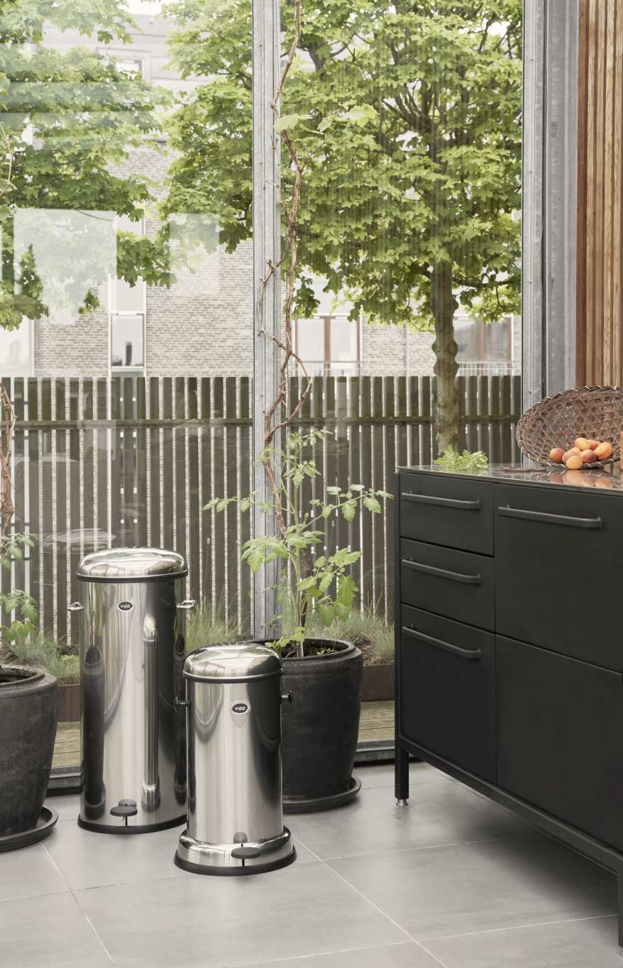 Bin Treteimer 30L Edelstahl Vipp 