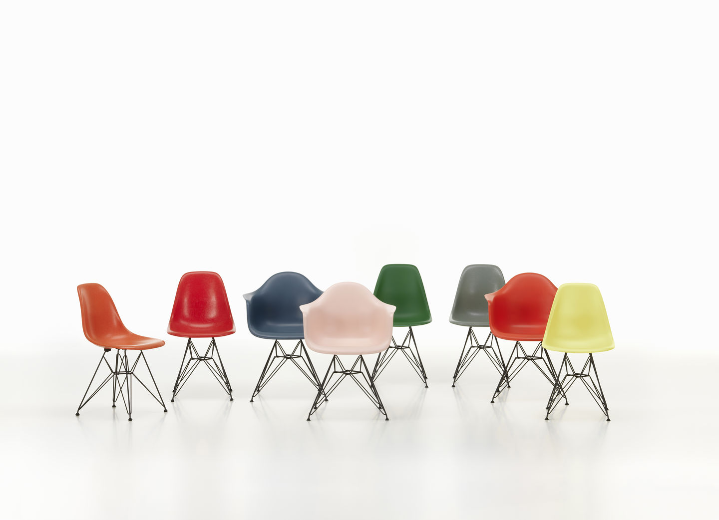 Eames Fiberglass Chair DSR Stuhl Vitra