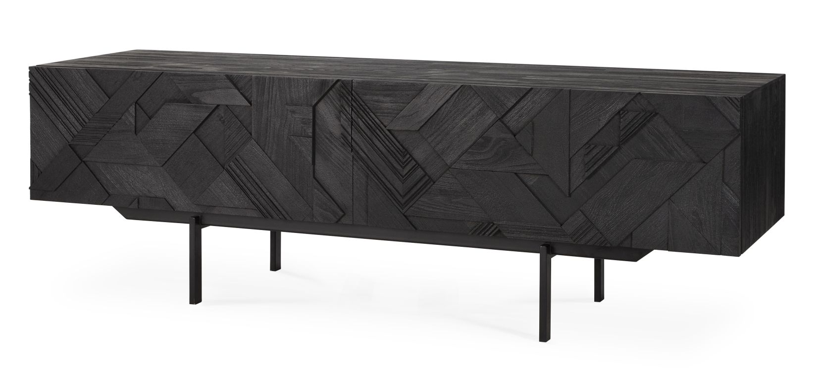 Graphic TV Möbel Teak Ethnicraft