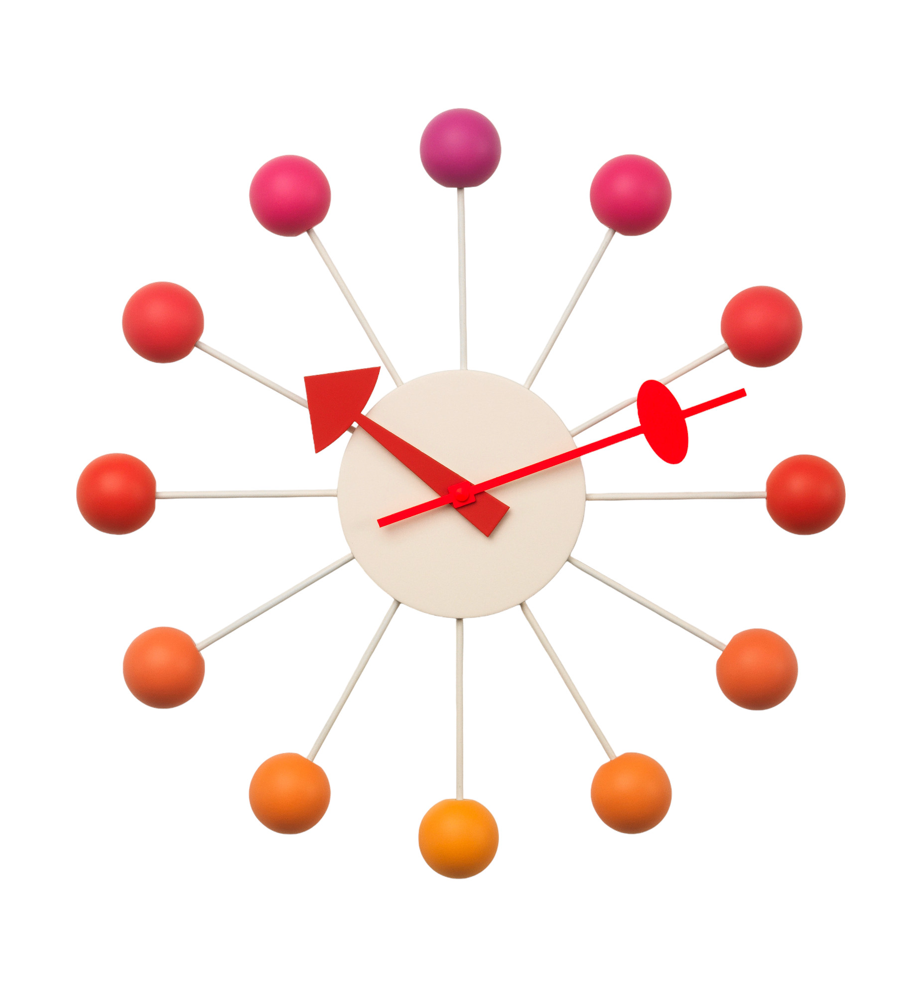 Ball Clock Wanduhr Sunset Vitra LIMITED EDITION 