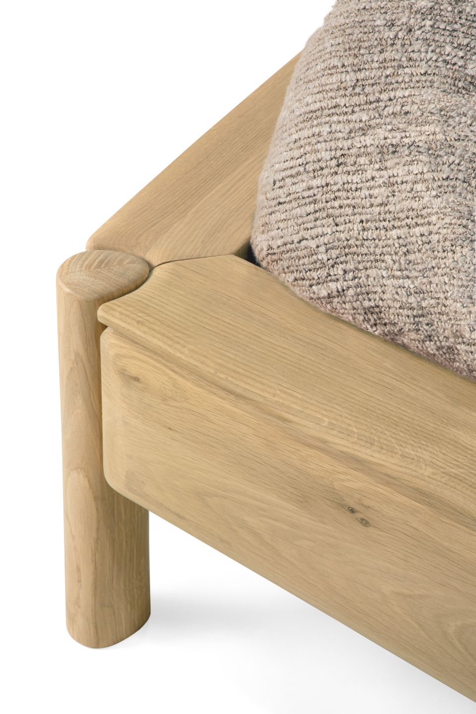 PI Bett mit Kopfteil + Polster Ethnicraft