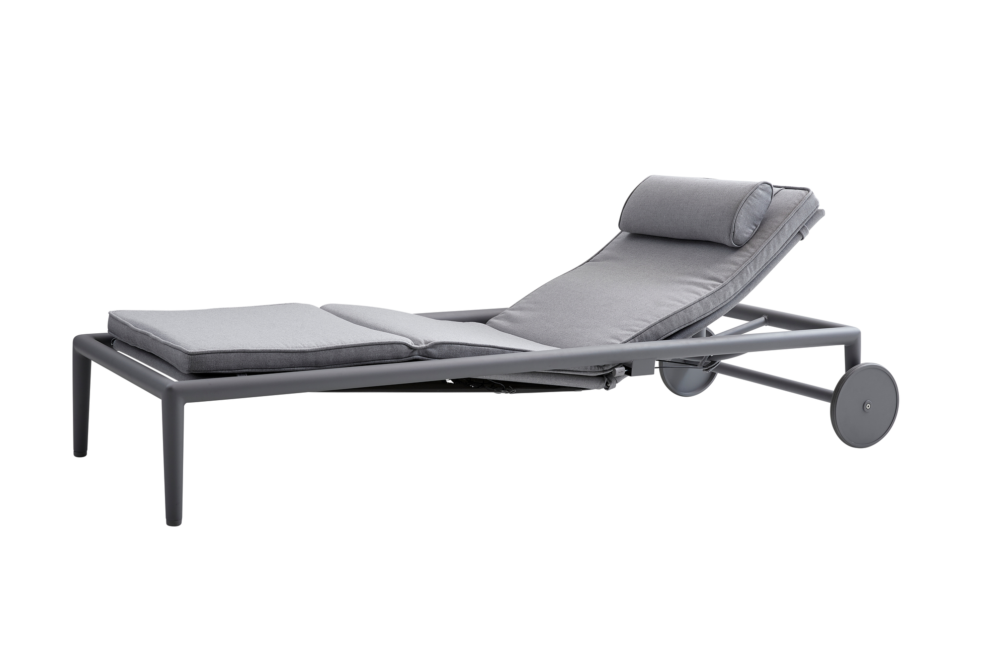 Conic AirTouch Outdoor Sonnenliege mit Gasfeder hellgrau Cane-Line