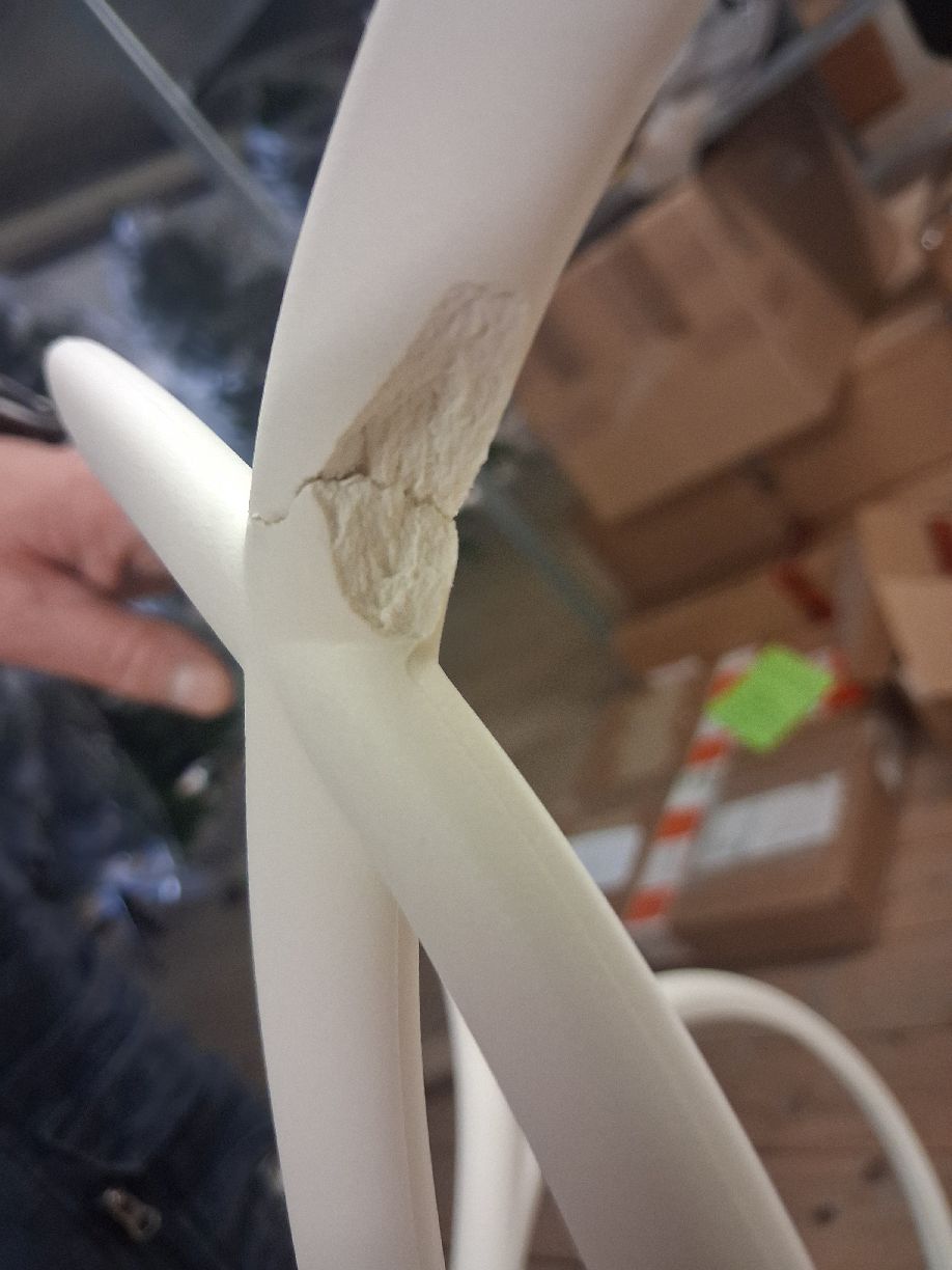 Sissi Armlehnstuhl WEISS Driade MÄNGELEXEMPLAR