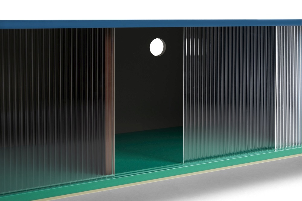 Colour Cabinet L Sideboard Hay Glass Doors Multi Floor