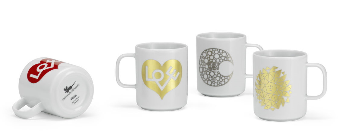 Coffee Mugs NEW Love Heart gold Tasse Vitra EINZELSTÜCK