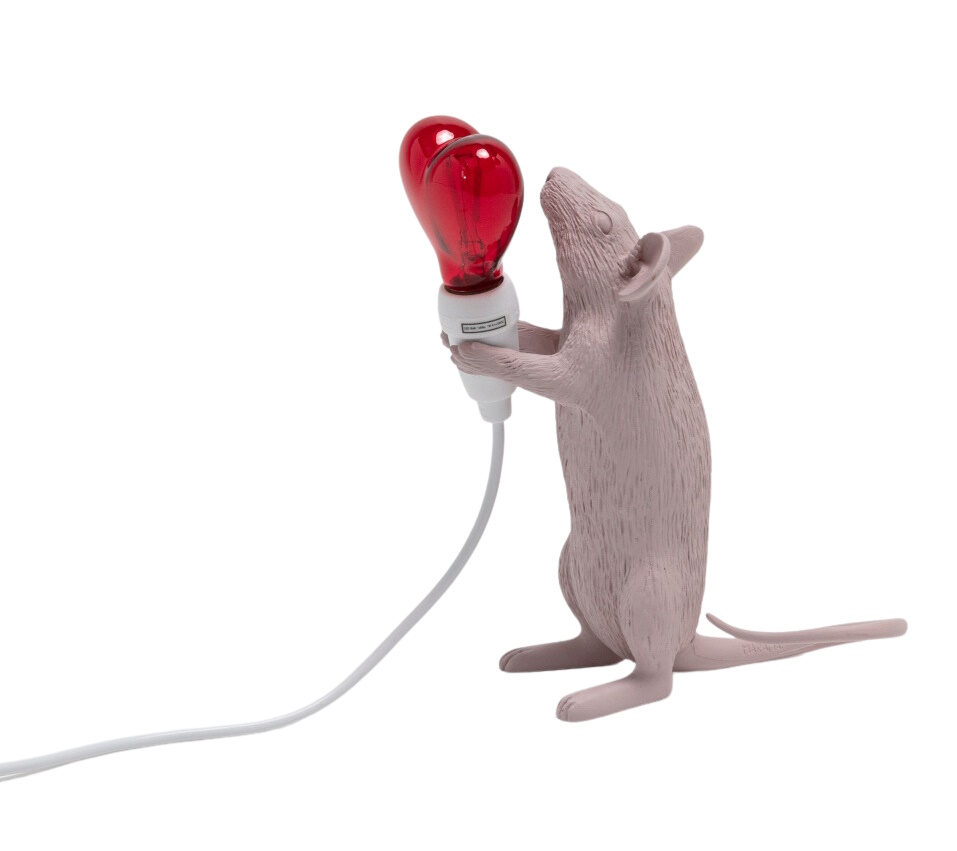 Mouse Lamp Step Love Edition USB Tischleuchte Seletti