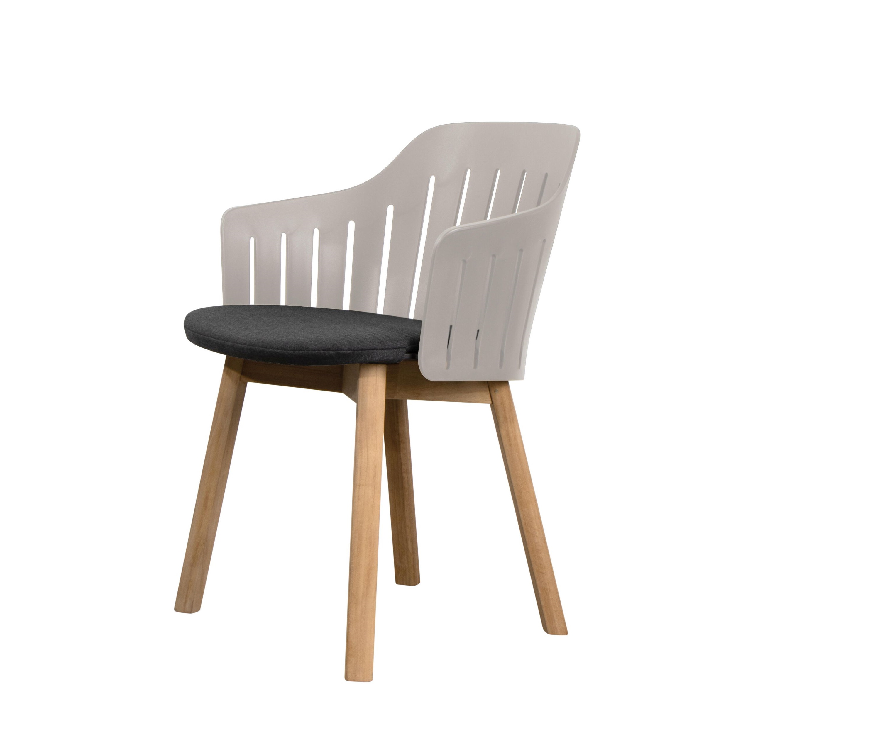 Choice Outdoor Stuhl Teakgestell 4 Beine Taupe Cane-Line