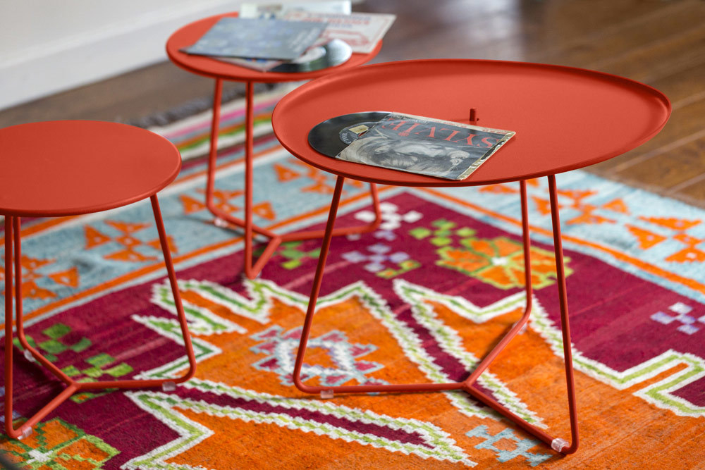 Cocotte kleiner Outdoor Tisch Fermob Mohnrot Cocotte kleiner Outdoor Tisch Fermob Mohnrot