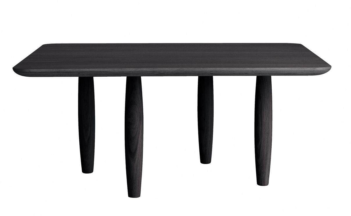 Oku Couchtisch Eiche schwarz Norr11