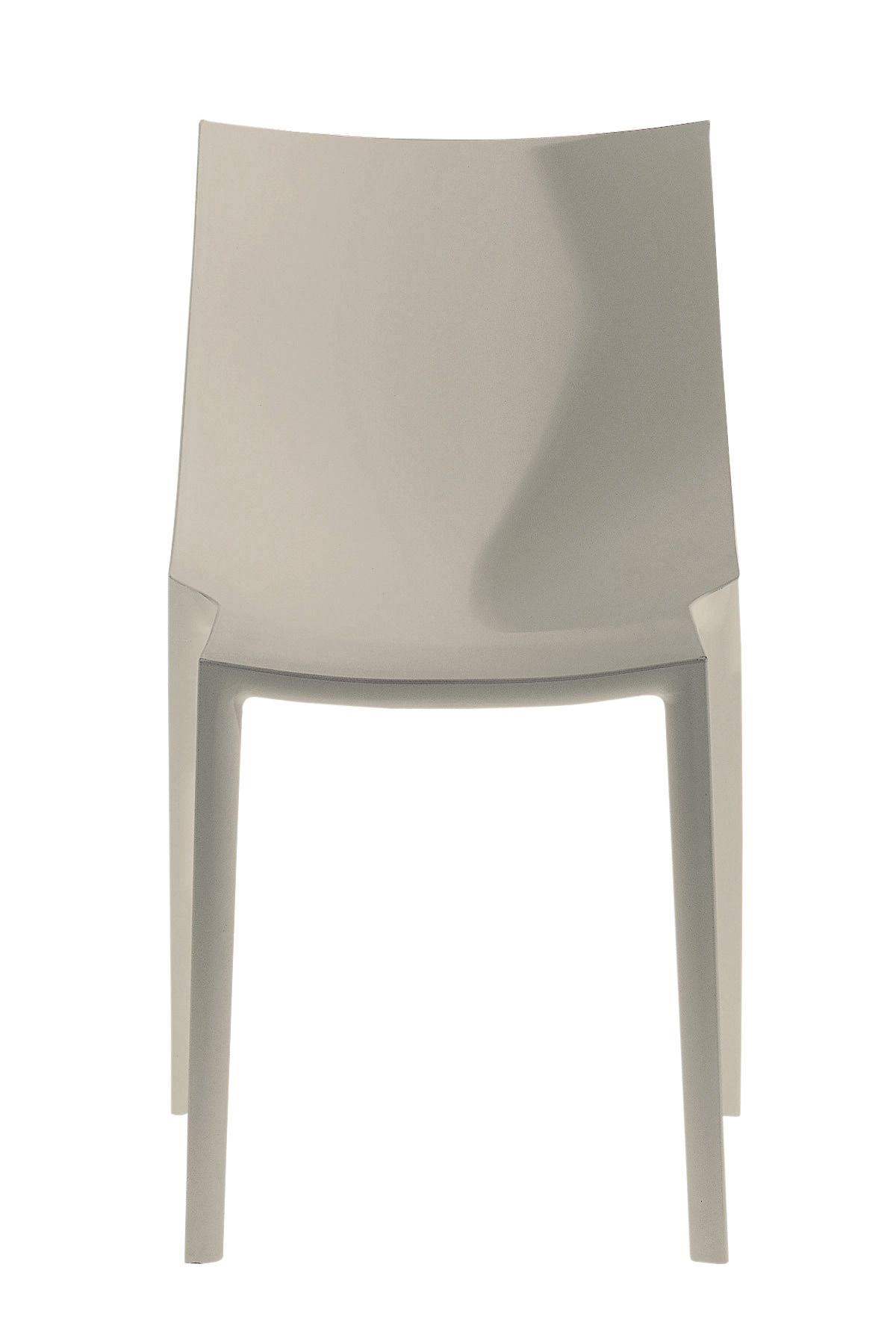Beige Bo Stuhl von Driade, minimalistischer Design Stuhl für Esszimmer und Wohnbereich.