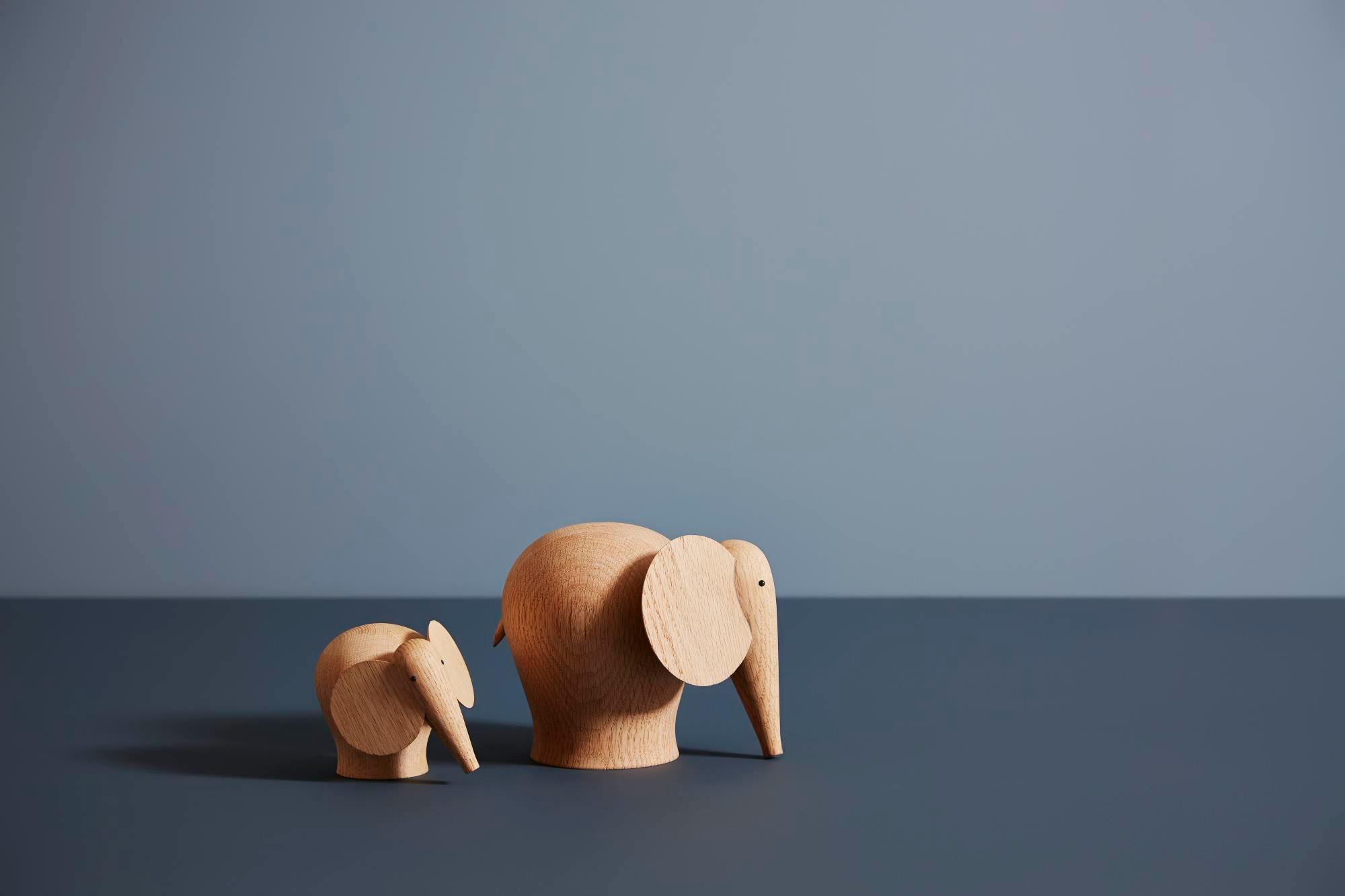 Nunu elephant Holzelefant groß Woud EINZELSTÜCK