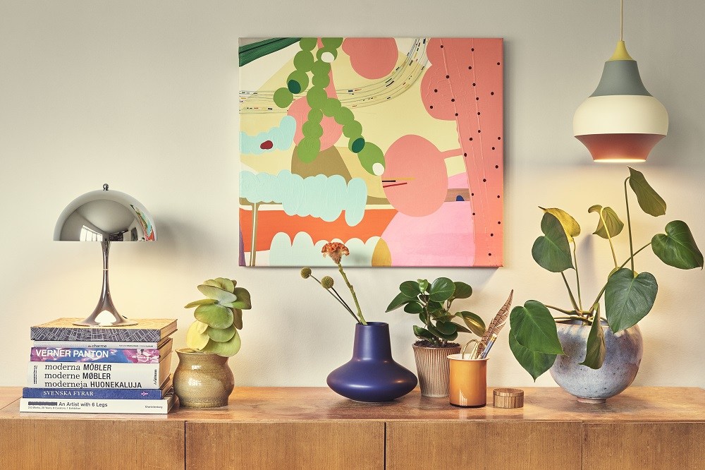 Panthella 250 Table lamp LED Tischleuchte Metallisiert CHROM Louis Poulsen EINZELSTÜCK