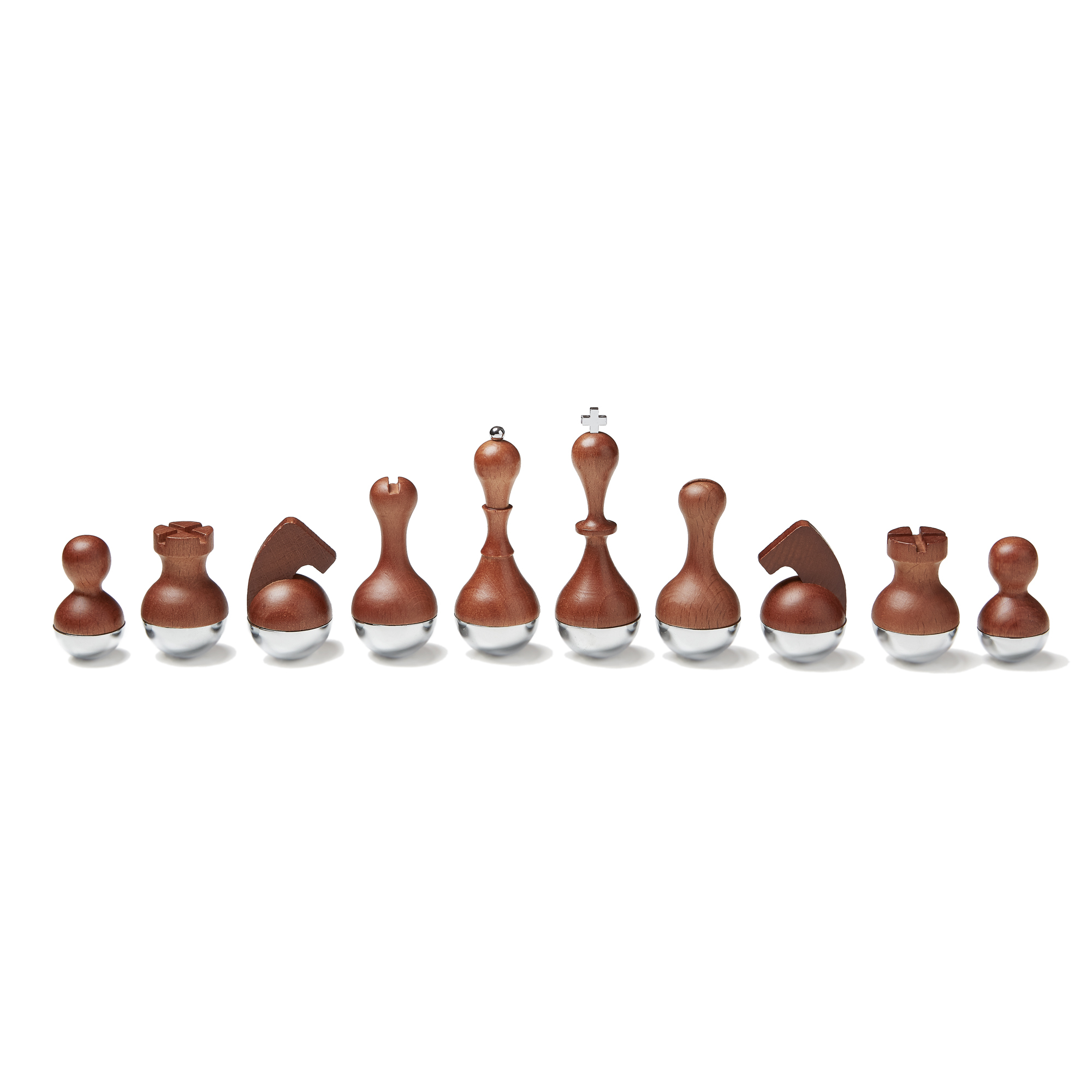 Wobble Chess Set Schachbrett Umbra
