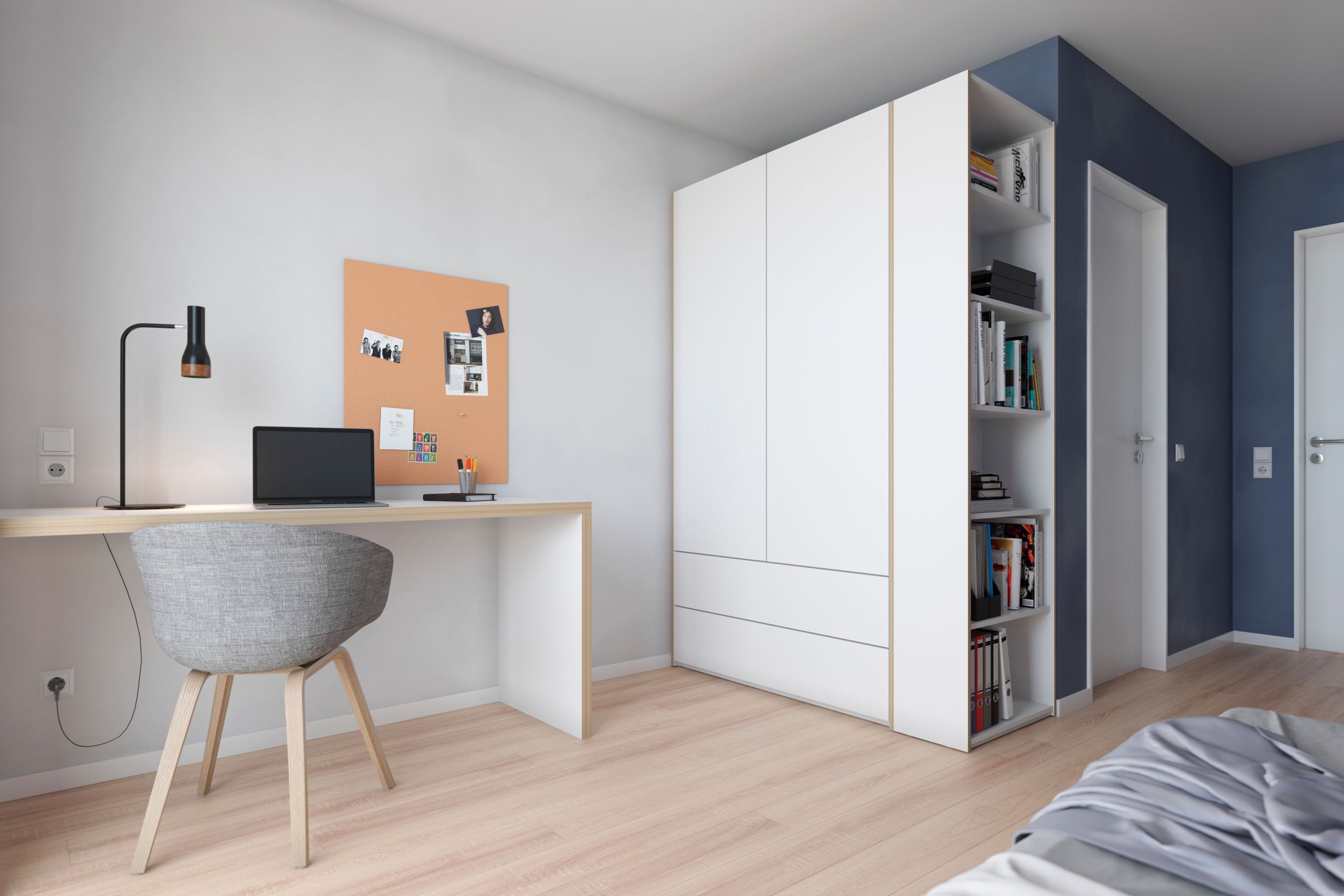 MODULAR PLUS Schrank Kombination mit Anbauregal rechts B 151,9 cm Müller Möbelwerkstätten