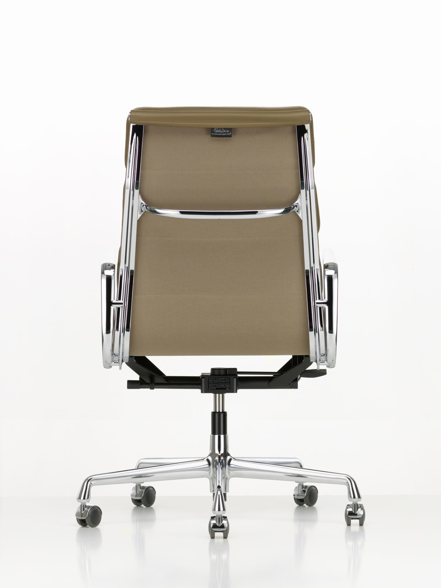 Soft Pad Chair EA219 / EA 219 Sessel Leder Premium Schwarz Vitra