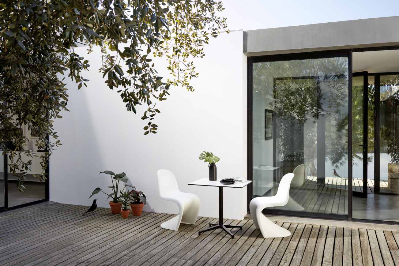 Panton Chair Kunststoff Stuhl Vitra NEUE HÖHE