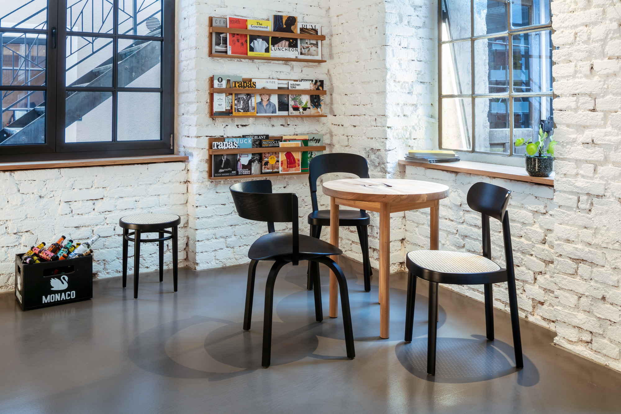 Holzstuhl 118 Hochglanz Thonet