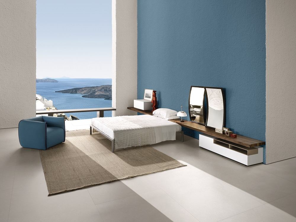 Aluminium Bed Bett lackiert MDF Italia
