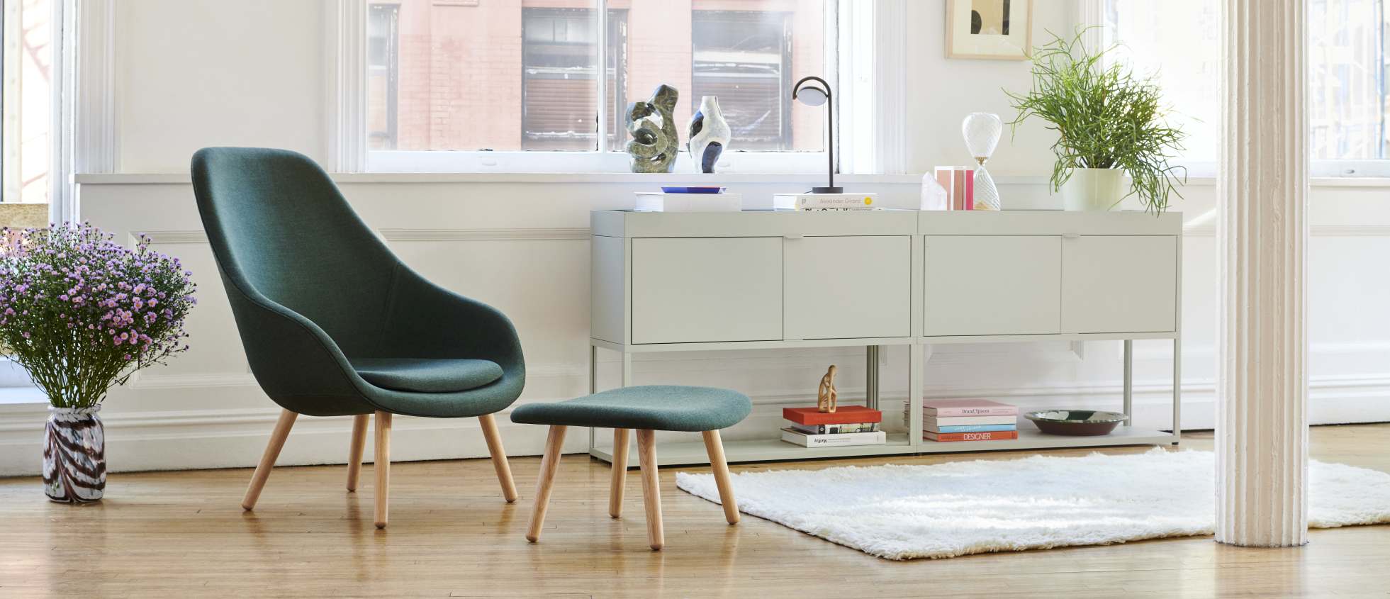 About A Lounge AAL 03 Hocker Hay