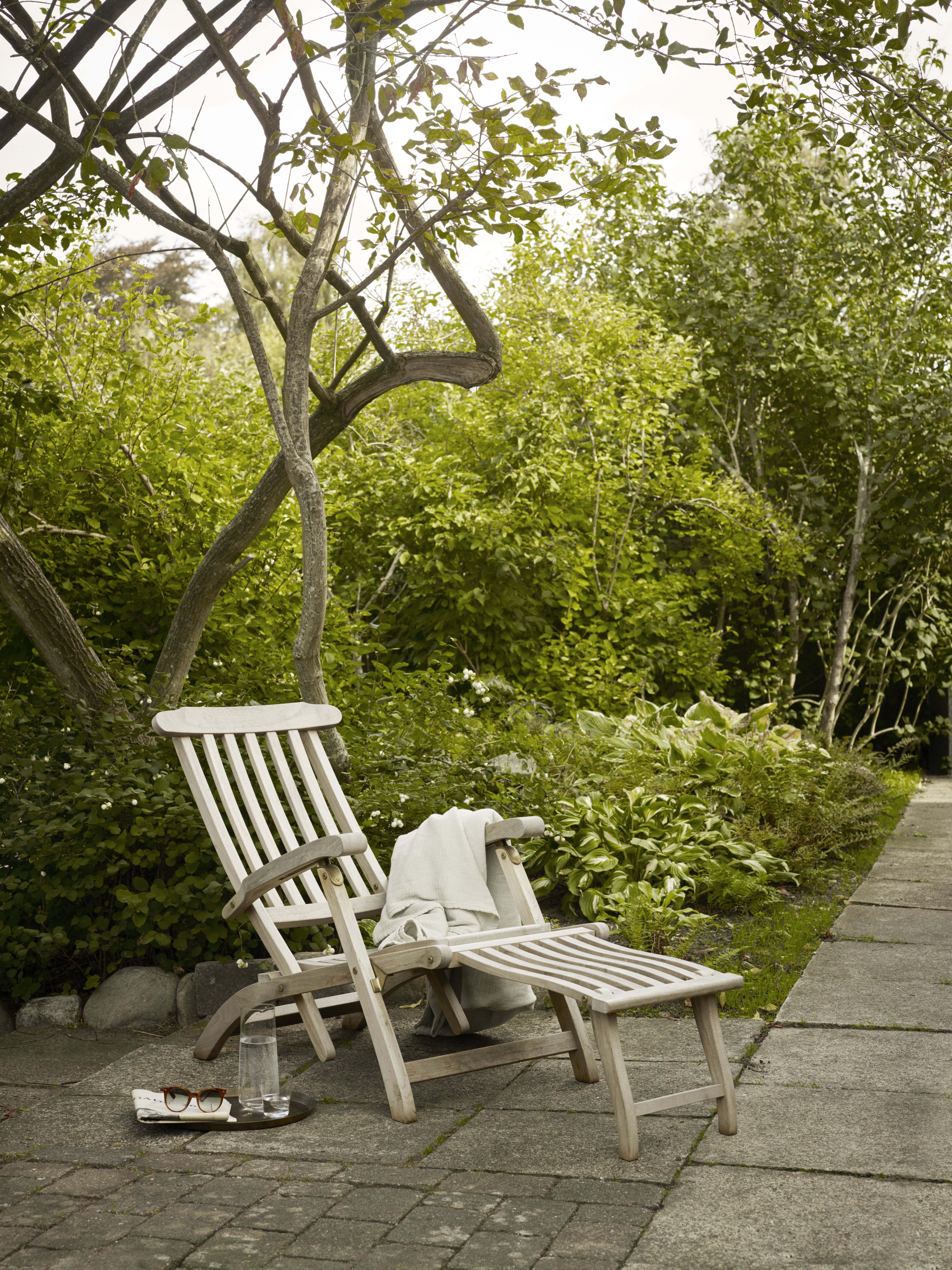 Steamer Deck Chair Liegestuhl Outdoor Skagerak by Fritz Hansen