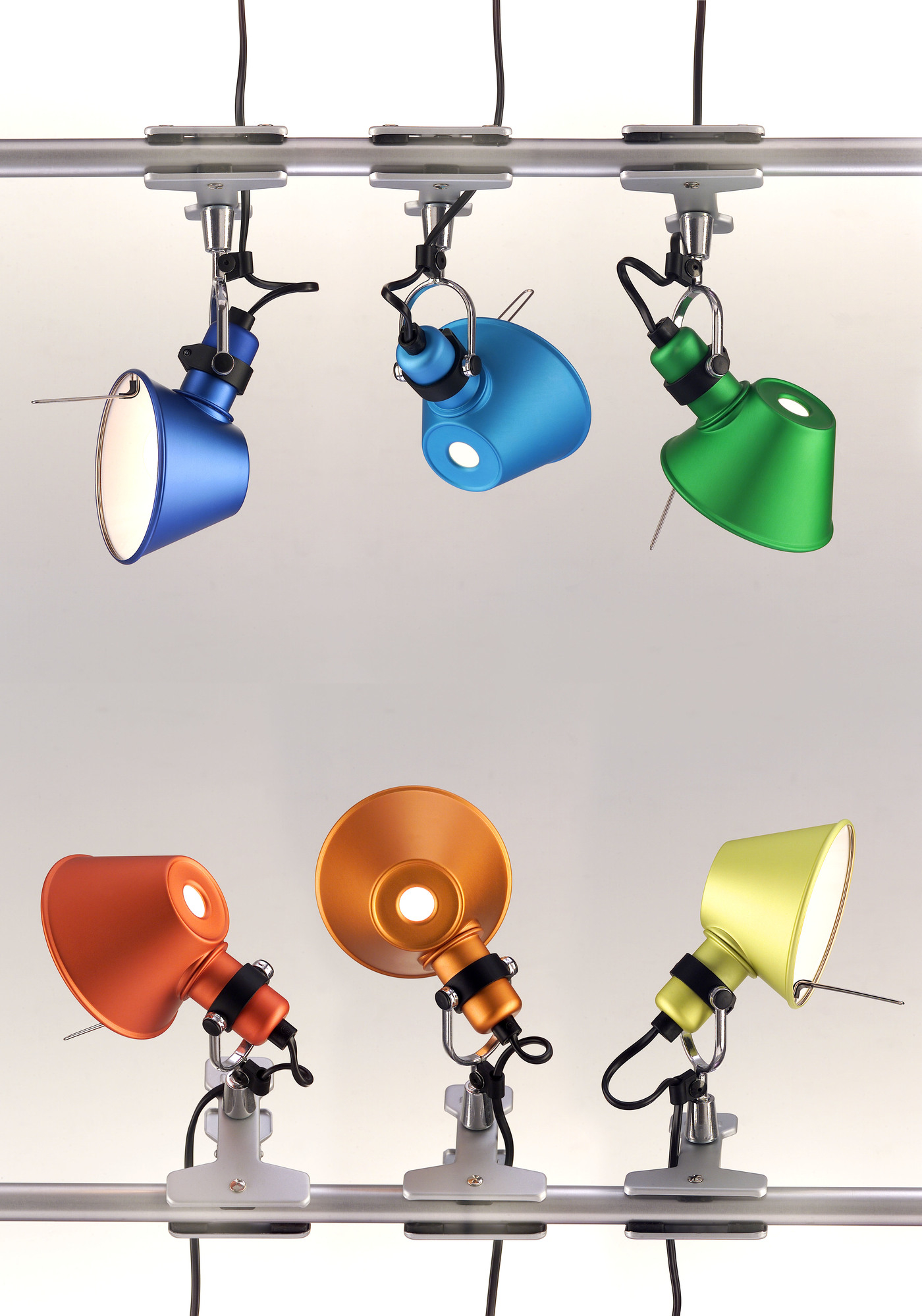 Tolomeo Pinza Leuchte mit Klemme Aluminium Artemide