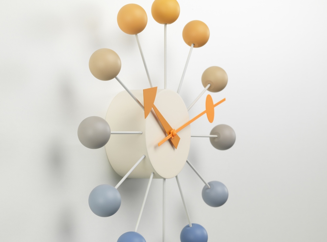Ball Clock Wanduhr Sunrise Vitra LIMITED EDITION  