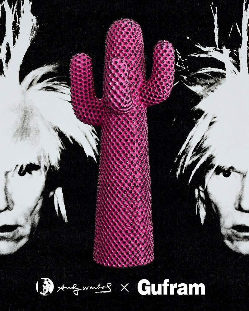 ANDY WARHOL X GUFRAM Andy’s Cactus Garderobe Gufram LIMITED EDITION EINZELSTÜCK