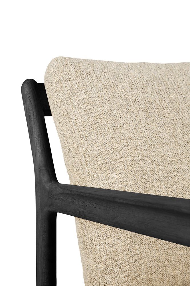 Jack Outdoor Loungesessel Teak Schwarz lackiert Ethnicraft Natural