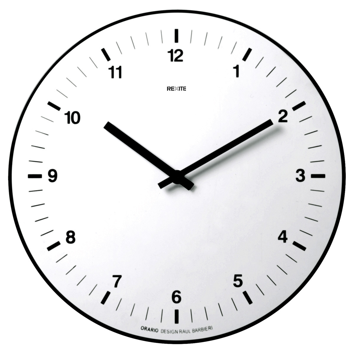 Orario Wanduhr Rexite Weiss mit Nummern