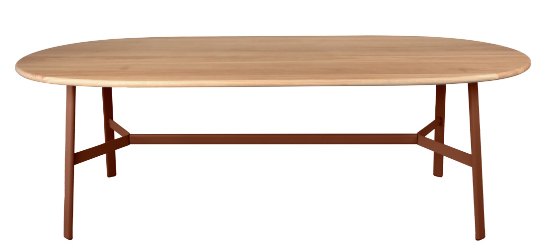 SO’O Esstisch aus Eiche 220 × 95 cm (oval) Indoor Fermob