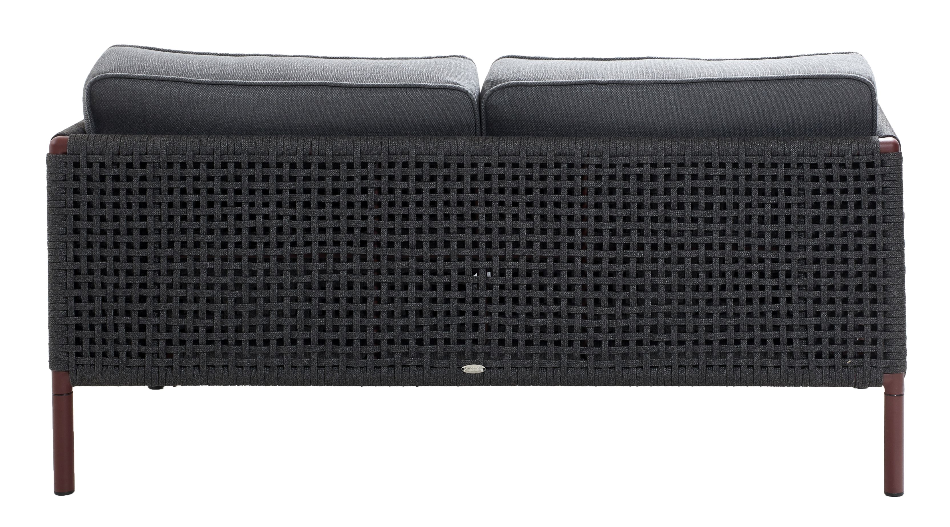 Encore 2-Sitzer Sofa Bordeaux inkl. AirTouch Kissen Cane Line