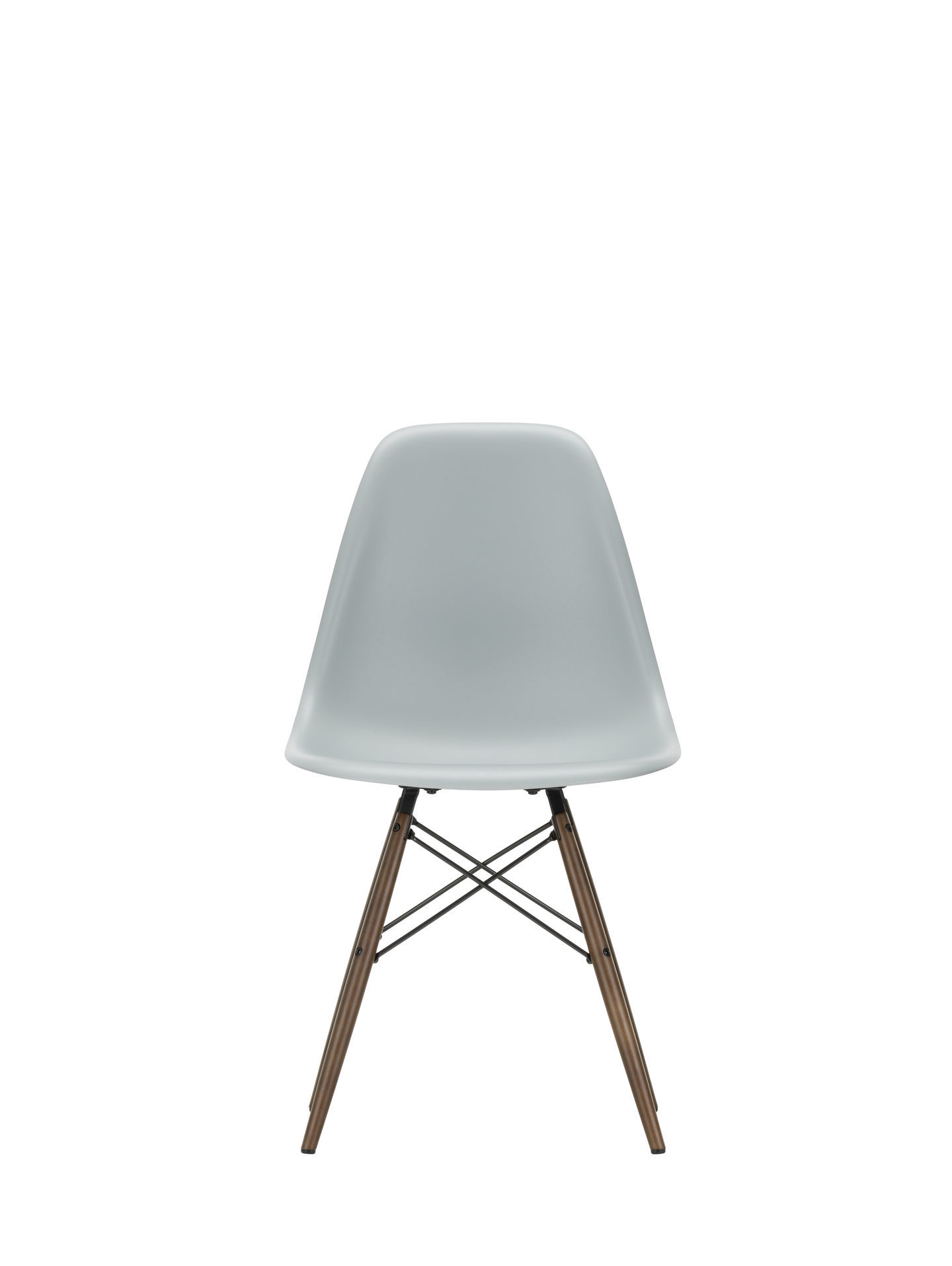 Eames Plastic Side Chair DSW Stuhl Vitra Ahorn schwarz-Eisgrau