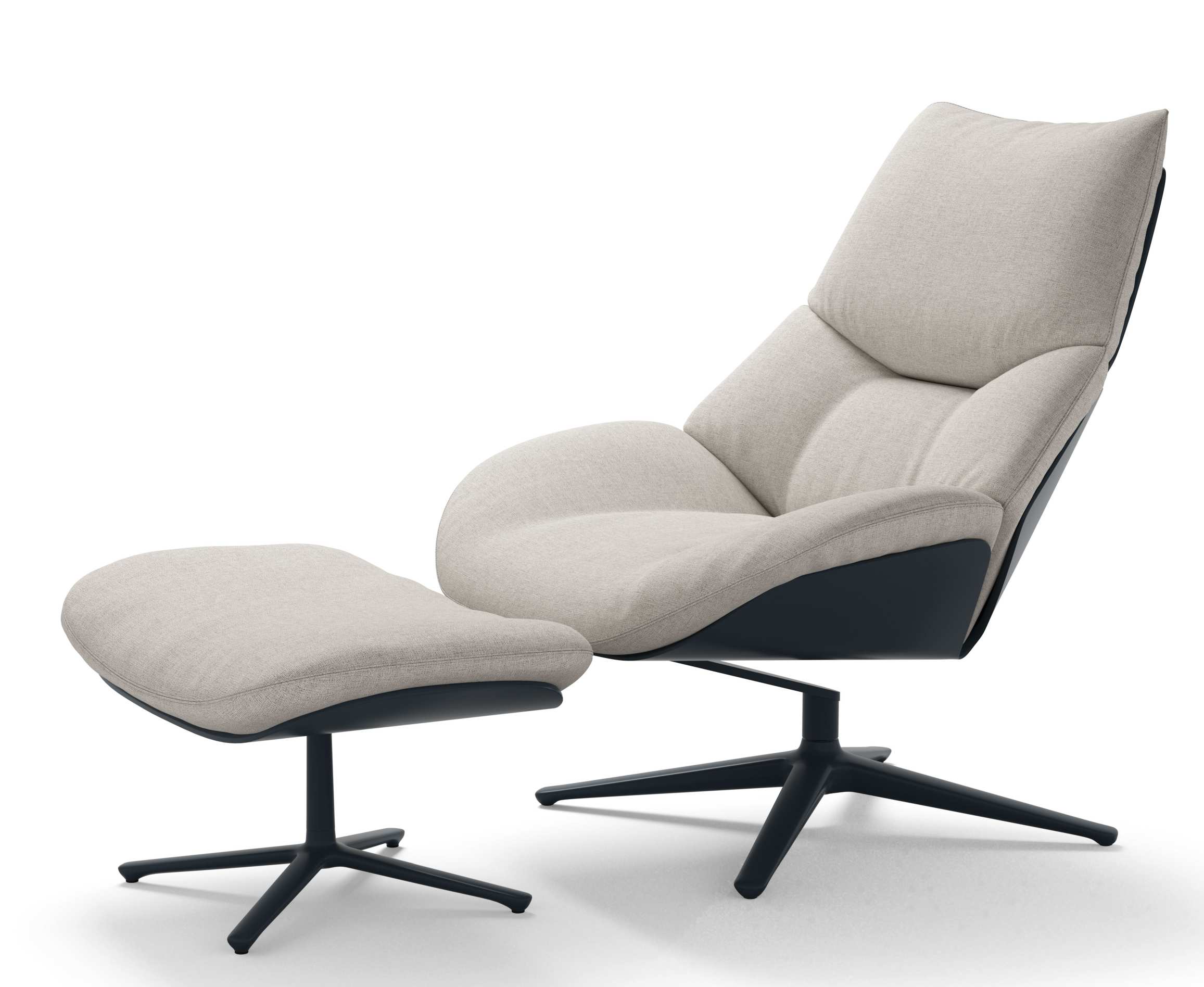 Shrimp 23 Ottoman Hocker Cor