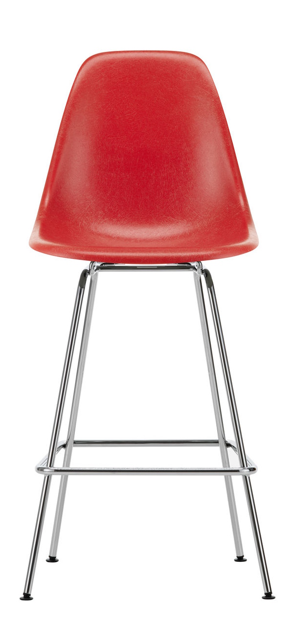 Eames Fiberglass Bar Stool Medium Barhocker Vitra