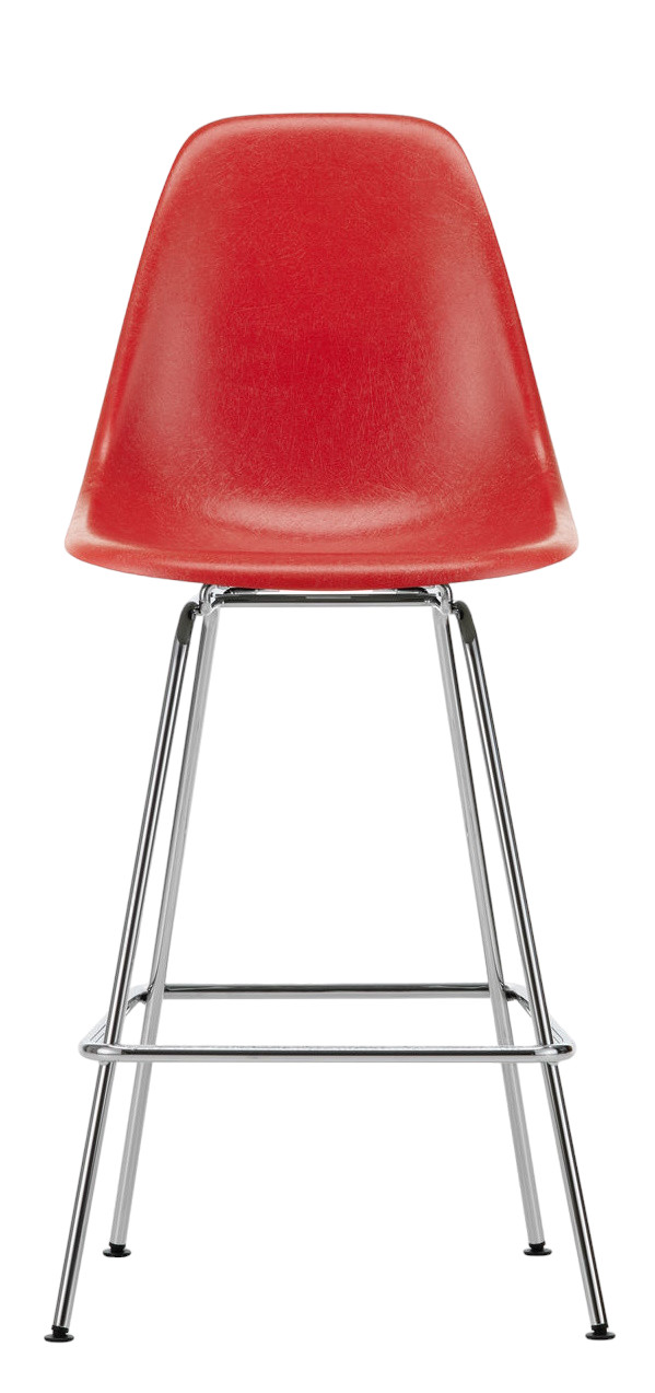 Eames Fiberglass Bar Stool Medium Barhocker Vitra