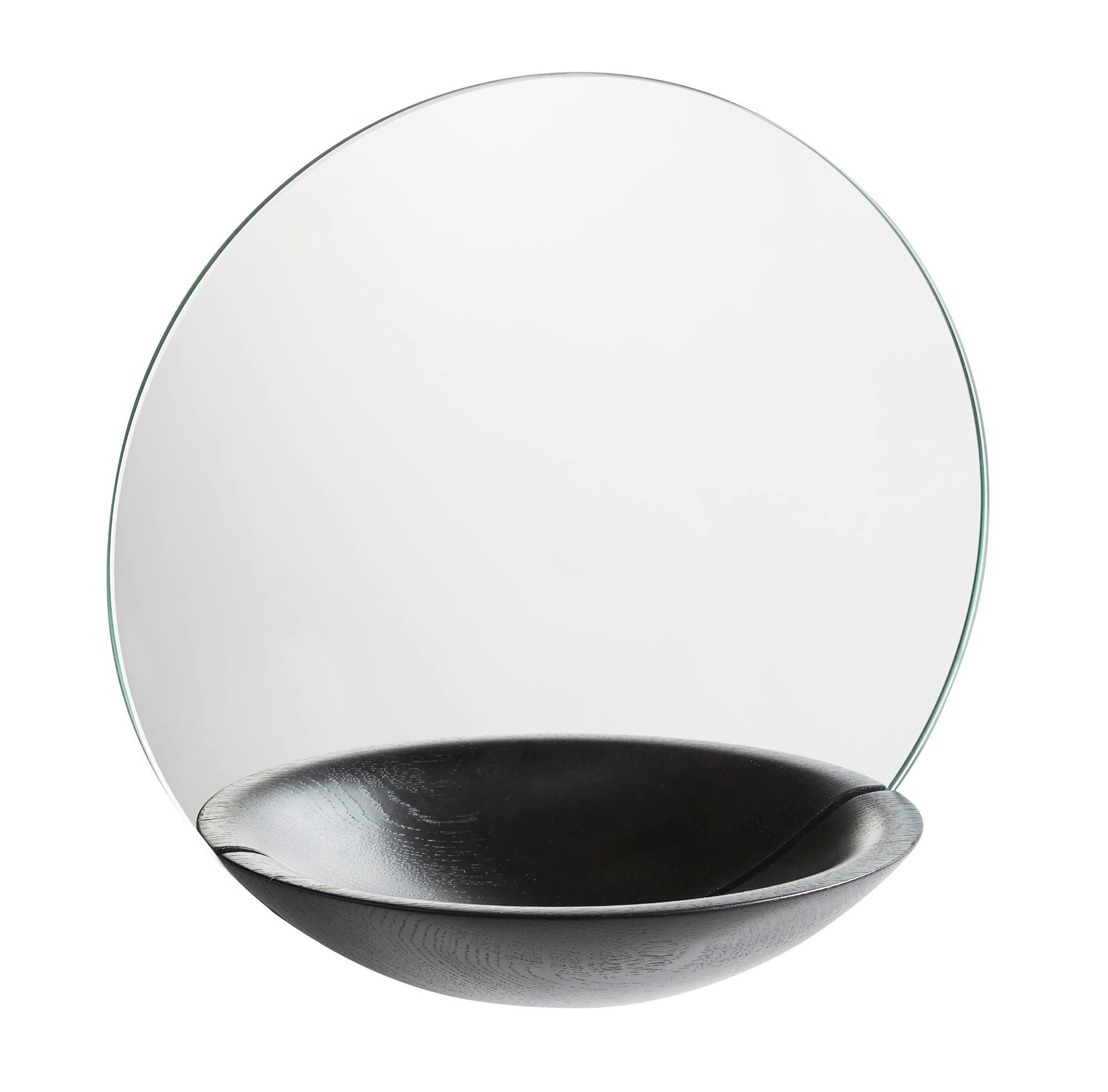 Pocket Mirror Wandspiegel Large Woud-schwarz EINZELSTÜCK