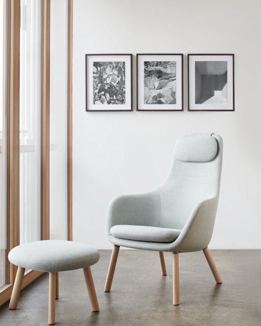 Hal Lounge Chair Sessel + Ottoman Sitzkissen lose Vitra