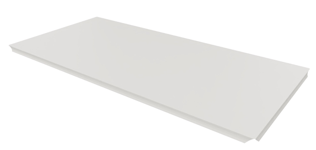 USM Haller Verkleidungselement Metall Ersatzteil weiß 75 x 35 cm