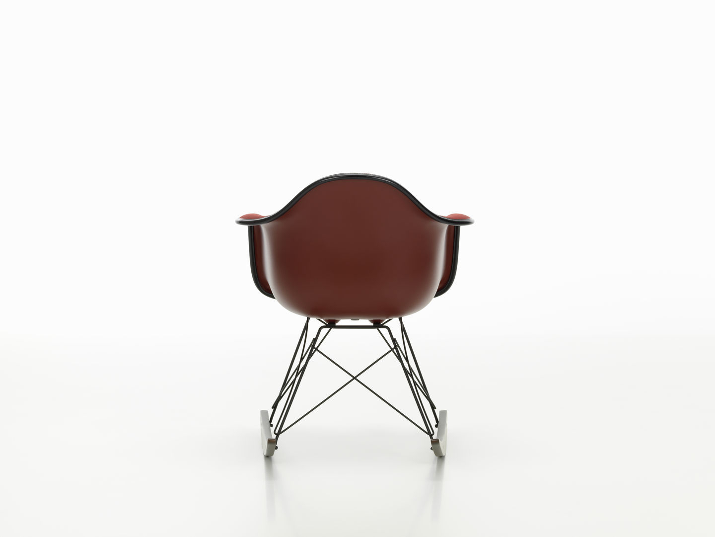 Eames Plastic Armchair RAR Schaukelstuhl Vollgepolstert Vitra