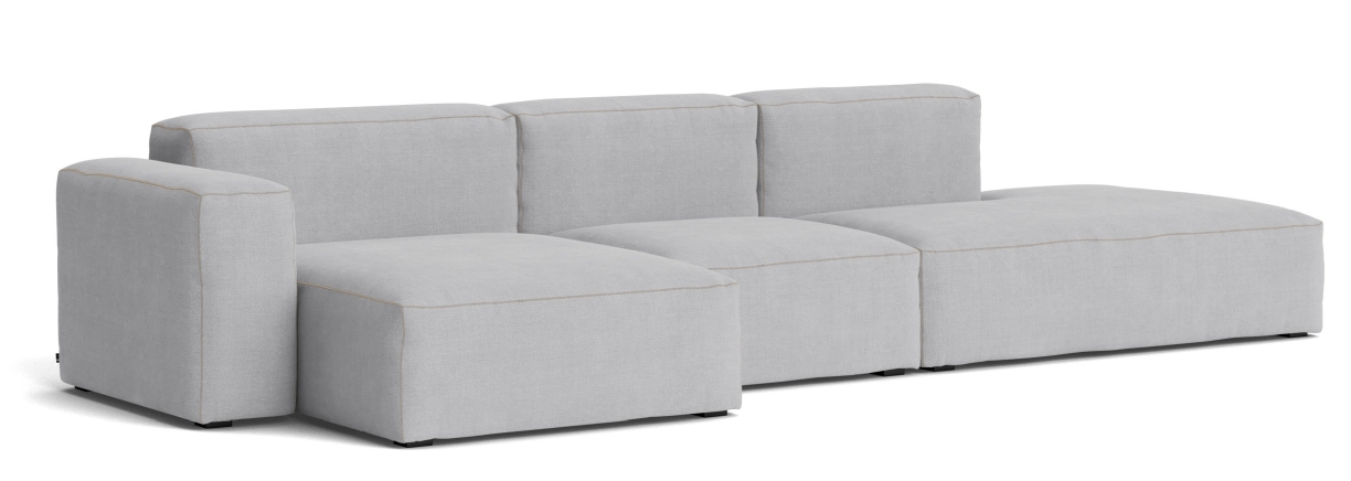 Mags Soft Sofa 3-Sitzer Combination 4 Low Armrest Armlehne links Hay