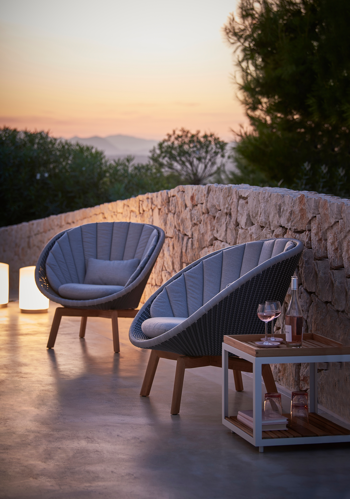 Peacock Outdoor Loungesessel Faser Cane-Line